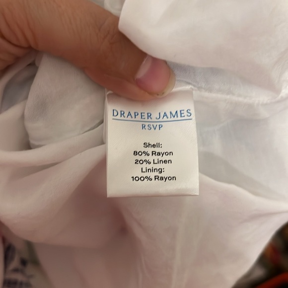 Draper James RSVP sleeveless floral dress, drawstring waist, size 1X - Picture 6 of 6